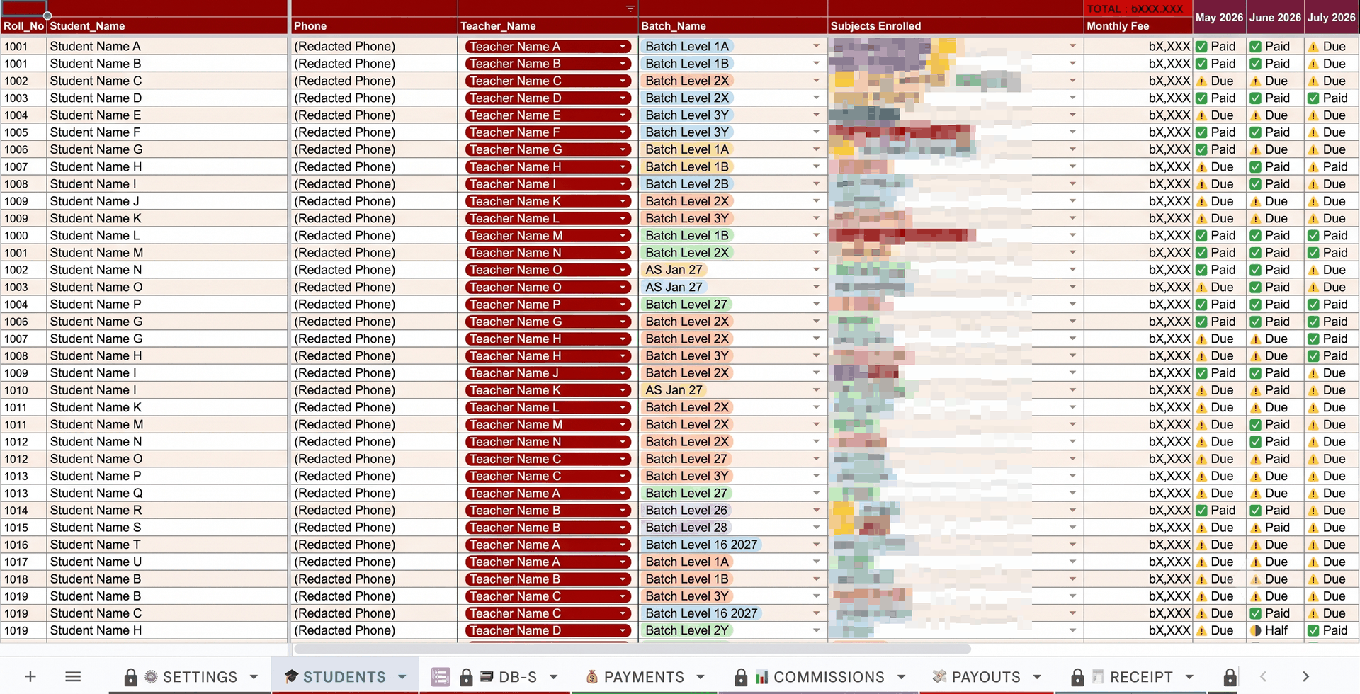 Tracker Feature 1